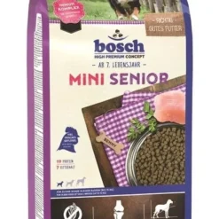 BOSCH Mini Senior 1kg+Surprise Gratuite Pour Chien -Doux Museau Soldes Magasin fre pl BOSCH Mini Senior 1kg 9673 1