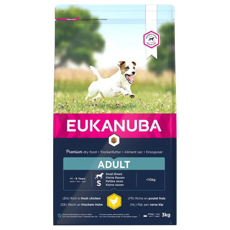 Eukanuba Adult Small Breed Poulet 15kg 3 Eukanuba Adult Small Breed Poulet 15kg