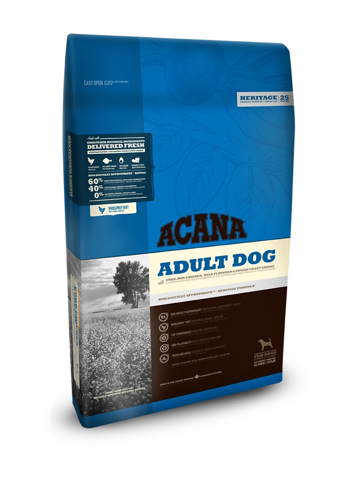 ACANA Heirtage Adult Dog 11,4kg+Surprise Gratuite Pour Chien 3 ACANA Heirtage Adult Dog 11,4kg+Surprise Gratuite Pour Chien