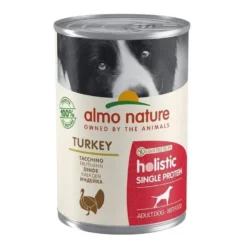 ALMO NATURE Holistic Single Protein Avec Dinde 24 X 400g