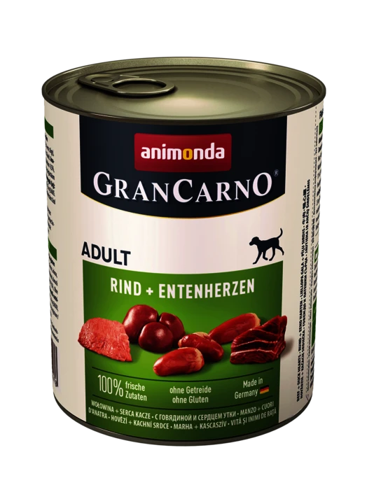 ANIMONDA GranCarno Adulte Chien Coeur De Boeuf Et De Canard 400g X6 4 ANIMONDA GranCarno Adulte Chien Coeur De Boeuf Et De Canard 400g X6 – Image 2