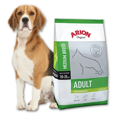 ARION Original Adulte Medium Breed Poulet & Riz 12kg+ Surprise Pour Votre Chien 3 ARION Original Adulte Medium Breed Poulet & Riz 12kg+ Surprise Pour Votre Chien