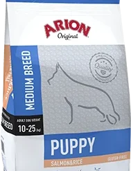 ARION Original Puppy Medium Breed Saumon Et Riz 12kg+ Surprise Gratuit Pour Votre Chien 7 ARION Original Puppy Medium Breed Saumon Et Riz 12kg+ Surprise Gratuit Pour Votre Chien -Doux Museau Soldes Magasin fre pl ARION Original Puppy Medium Breed Saumon et Riz 12kg Surprise Gratuit pour votre chien 27124 2