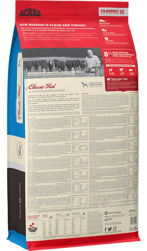 Acana Classics Classic Red 17kg 4 Acana Classics Classic Red 17kg – Image 2