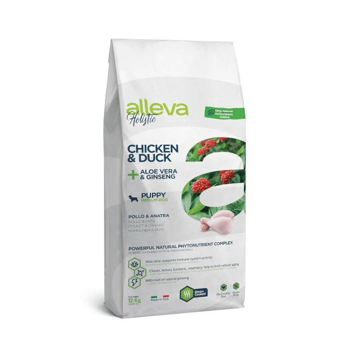 Alleva Holistic Puppy Medium Poulet 12kg 3 Alleva Holistic Puppy Medium Poulet 12kg