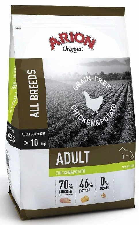 Arion Original Grain Free Poulet Et Pommes De Terre 12kg 3 Arion Original Grain Free Poulet Et Pommes De Terre 12kg