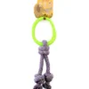 BECO PETS Anneau à Mâcher Sur Une Ficelle Vert L 28cm -Doux Museau Soldes Magasin fre pl BECO PETS Anneau a macher sur une ficelle Vert L 28cm 24202 1