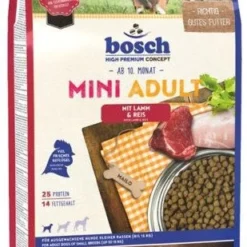 BOSCH Adult Mini Lamb & Rice 3kg + Surprise Gratuite Pour Chien -Doux Museau Soldes Magasin fre pl BOSCH Adult Mini Lamb Rice 3kg 15814 1