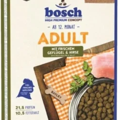 BOSCH Adult Volaille Et Millet 15kg+Surprise Gratuite Pour Chien