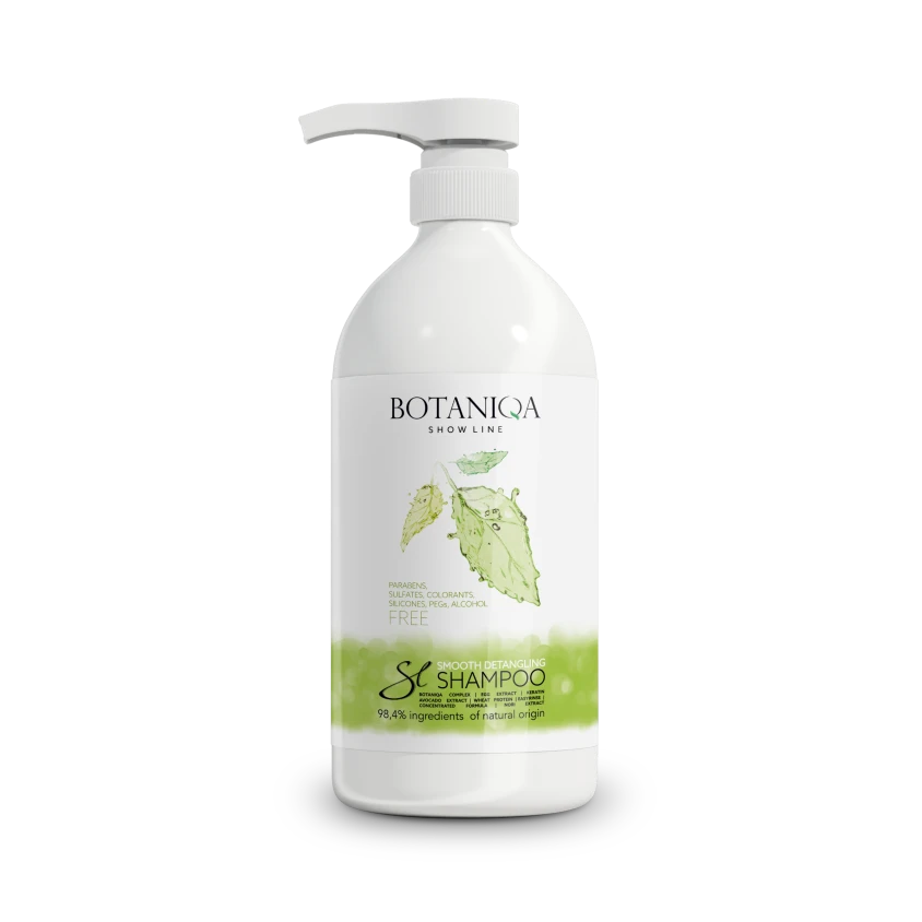 BOTANIQA Smooth Detangling Shampoo Shampooing Lissant Pour Chiens à Poils Longs 1l 3 BOTANIQA Smooth Detangling Shampoo Shampooing Lissant Pour Chiens à Poils Longs 1l