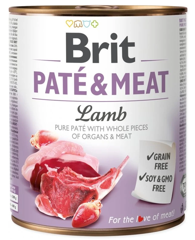 BRIT PATE & MEAT AGNEAU 800g X7 3 BRIT PATE & MEAT AGNEAU 800g X7