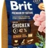 BRIT Premium By Nature Senior S+M 3kg -Doux Museau Soldes Magasin fre pl BRIT Premium By Nature Senior S M 3kg 20075 1