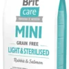 Brit Care Mini Grain Free Light & Sterilised Avec Du Lapin Et Du Saumon 7 Kg -Doux Museau Soldes Magasin fre pl Brit Care Mini Grain Free Light Sterilised avec du lapin et du saumon 7 kg 9465 1