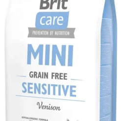 Brit Care Mini Grain-Free Sensitive Avec Gibier 2kg X2 -Doux Museau Soldes Magasin fre pl Brit Care Mini Grain Free Sensitive avec Gibier 2kg 9468 1