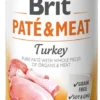 Brit Pate & Meat à La Dinde 400g X10 1 Brit Pate & Meat à La Dinde 400g X10 -Doux Museau Soldes Magasin fre pl Brit Pate Meat a la dinde 400g x10 30756 1
