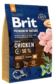Brit Premium By Nature Adult M Avec Poulet 3kg 3 Brit Premium By Nature Adult M Avec Poulet 3kg