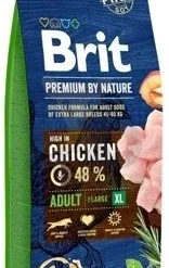 Brit Premium By Nature Adult XL Avec Poulet 15kg