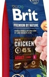 Brit Premium By Nature Adult Au PouletL 15kg X2 -Doux Museau Soldes Magasin fre pl Brit Premium By Nature Adult au poulet L 15kg 9715 1