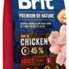 Brit Premium By Nature Adult Au PouletL 15kg X2 -Doux Museau Soldes Magasin fre pl Brit Premium By Nature Adult au poulet L 15kg x2 30166 1