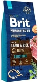Brit Premium By Nature Sensitive Avec Agneau Et Riz 15kg 3 Brit Premium By Nature Sensitive Avec Agneau Et Riz 15kg