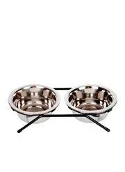 DINGO Set D'alimentation - Cadre Métallique + 2 Bols De 0,35l