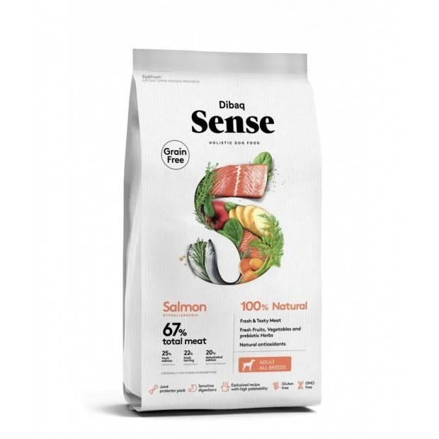 Dibaq Sense Nourriture Sans Céréales Avec Saumon 12kg 3 Dibaq Sense Nourriture Sans Céréales Avec Saumon 12kg