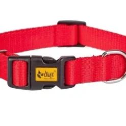 Dingo Collier à Sangle Pour Chien Avec Fermoir En Plastique Rouge 45cm