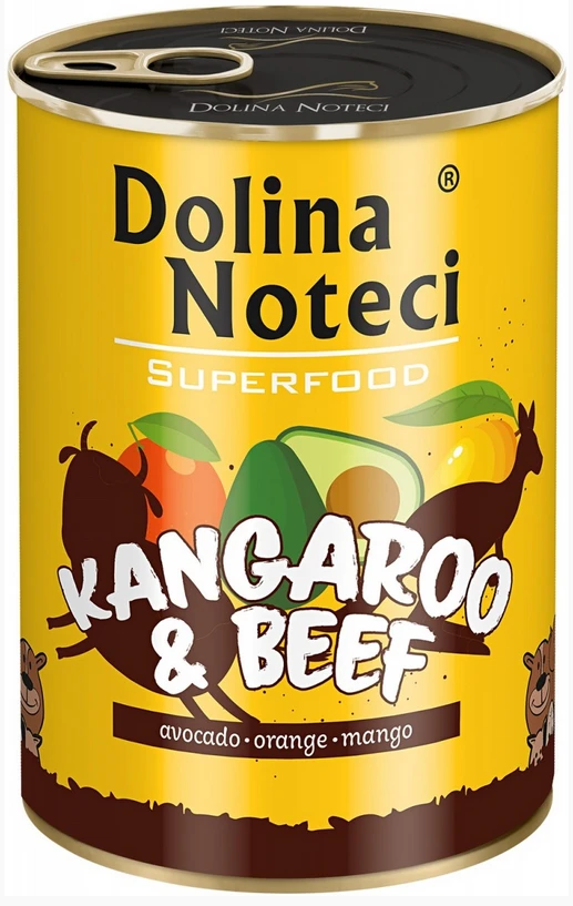 Dolina Noteci Superfood Kangourou Et Boeuf 400g X6 4 Dolina Noteci Superfood Kangourou Et Boeuf 400g X6 – Image 2