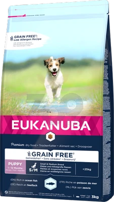 EUKANUBA Puppy&Junior Small/Medium Sans Céréales 3kg +Surprise Gratuit Pour Votre Chien 4 EUKANUBA Puppy&Junior Small/Medium Sans Céréales 3kg +Surprise Gratuit Pour Votre Chien – Image 2