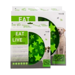 Eat Slow Live Longer STAR Bol Ralentisseur Vert S