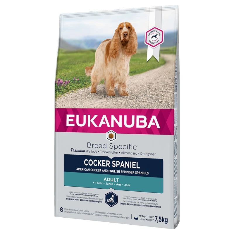 Eukanuba Adult Breed Specific Cocker Spaniel 7,5kg 3 Eukanuba Adult Breed Specific Cocker Spaniel 7,5kg