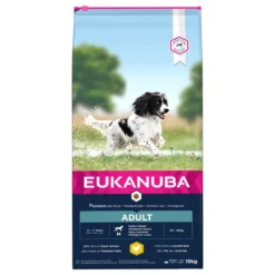 Eukanuba Adult Medium Breed Poulet 15kg -Doux Museau Soldes Magasin fre pl Eukanuba Adult Medium Breed poulet 15kg 16855 2