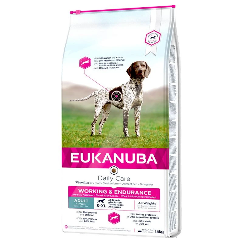 Eukanuba Daily Care Working & Endurance Adult 15kg+Surprise Gratuite Pour Votre Chien 5 Eukanuba Daily Care Working & Endurance Adult 15kg+Surprise Gratuite Pour Votre Chien – Image 3