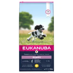 Eukanuba Puppy&Junior Medium Breed 15kg+Surprise Gratuite Pour Votre Chien -Doux Museau Soldes Magasin fre pl Eukanuba Puppy Junior Medium Breed 15kg 15269 2 1