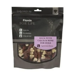FITMIN DOG TREAT DUCK Avec Os De Calcium 400g
