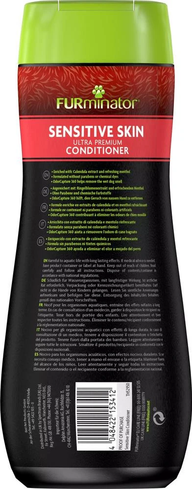 FURMINATOR Sensitive Skin Ultra Premium Conditioner 473 Ml 4 FURMINATOR Sensitive Skin Ultra Premium Conditioner 473 Ml – Image 2