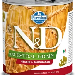 Farmina N&D Ancestral Grain Canine Adult Chicken& Pomegranate 285g X12 -Doux Museau Soldes Magasin fre pl Farmina N D Ancestral Grain Canine Adult Chicken Pomegranate 285g 11639 1
