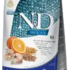 Farmina N&D Ocean Canine COD, SPELT, OATS & ORANGE ADULTE MINI 800g -Doux Museau Soldes Magasin fre pl Farmina N D Ocean canine COD SPELT OATS ORANGE ADULTE MINI 800g 11677 1