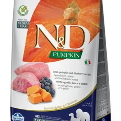 Farmina N&D Pumpkin Grain Free Canine Adult Medium&Maxi Lamb&Blueberry 2,5kg