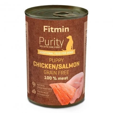 Fitmin Dog Purity Puppy Saumon Avec Poulet 400g X6 3 Fitmin Dog Purity Puppy Saumon Avec Poulet 400g X6