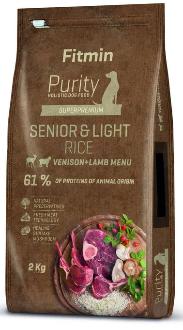 Fitmin Purity Rice Senior&light Venaison Et Agneau 2kg 3 Fitmin Purity Rice Senior&light Venaison Et Agneau 2kg