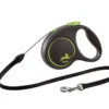 Flexi Laisse Design Noir M Corde 5m Jusqu'à 20kg Vert -Doux Museau Soldes Magasin fre pl Flexi Laisse Design Noir M Corde 5m Jusqua 20kg Vert 15028 1