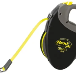 Flexi Giant L Laisse Original Ruban 8m Jusqu'à 50 Kg - Néon+ Surprise Pour Chien Gratuite -Doux Museau Soldes Magasin fre pl Flexi Laisse Giant Originale L sangle de 8m Jusqua 50 kg Neon 15643 1 1