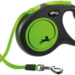 Flexi Laisse New Classic S Sangle 5m Jusqu'à 15kg Vert Néon