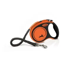 Flexi Laisse Originale Xtreme M Ruban 5m Jusqu'à 35kg Orange