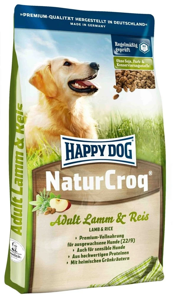 Happy Dog NaturCroq Adult Agneau & Riz 15kg 4 Happy Dog NaturCroq Adult Agneau & Riz 15kg – Image 2