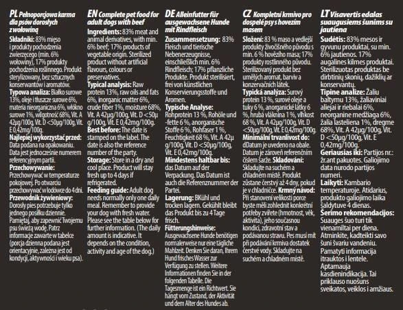 Hektor Premium - Barre D'alimentation Pour Chiens Mix Bœuf-Poulet 20x900g 6 Hektor Premium - Barre D'alimentation Pour Chiens Mix Bœuf-Poulet 20x900g – Image 4