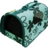 Hilton Sac De Transport à Fleurs Pour Chat/chien 43x24x26cm Bleu -Doux Museau Soldes Magasin fre pl Hilton Sac de transport a fleurs pour chat chien 43x24x26cm bleu 11027 1