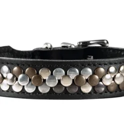 Hunter Arizona Collier Pour Chien En Cuir De Vachette Noir 32 Cm