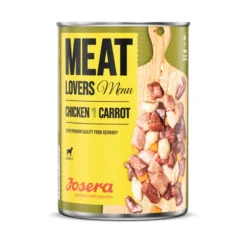 JOSERA Meatlovers Menu Poulet Aux Carottes 400g X6 -Doux Museau Soldes Magasin fre pl JOSERA Meatlovers Menu Poulet aux carottes 400g 26136 1